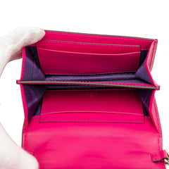 グッチ GGマーモント マトラッセ ミニハンドバッグ ショルダーバッグ 2WAY 723777 ピンク ナイロン レザー レディース GUCCI 【中古】