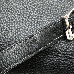 ロエベ 斜め掛け ショルダーバッグ ブラック グレインカーフレザー レディース LOEWE 【中古】