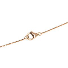 カルティエ アミュレット 1Pダイヤ ネックレス ゴールド グリーン K18PG ピンクゴールド マラカイト レディース CARTIER 【中古】