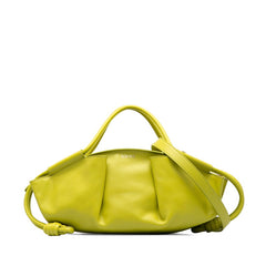 ロエベ パセオバッグ ハンドバッグ ショルダーバッグ 2WAY グリーン レザー レディース LOEWE 中古