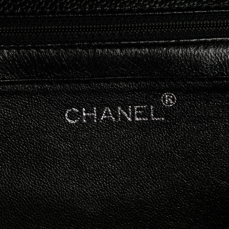 シャネル マトラッセ ココマーク ハンドバッグ ブラック キャビアスキン レディース CHANEL 【中古】