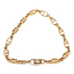 ディオール CDロゴ ブレスレット ゴールド メッキ レディース Dior 【中古】