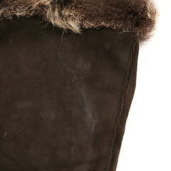 エルメス サック トゥドゥ モコ ショルダーバッグ 斜め掛け ブラウン ヌバック ファー レディース HERMES 【中古】