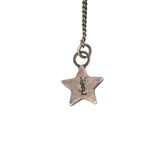サンローラン スター 星 モチーフ ピアス シルバー メタル レディース SAINT LAURENT 【中古】