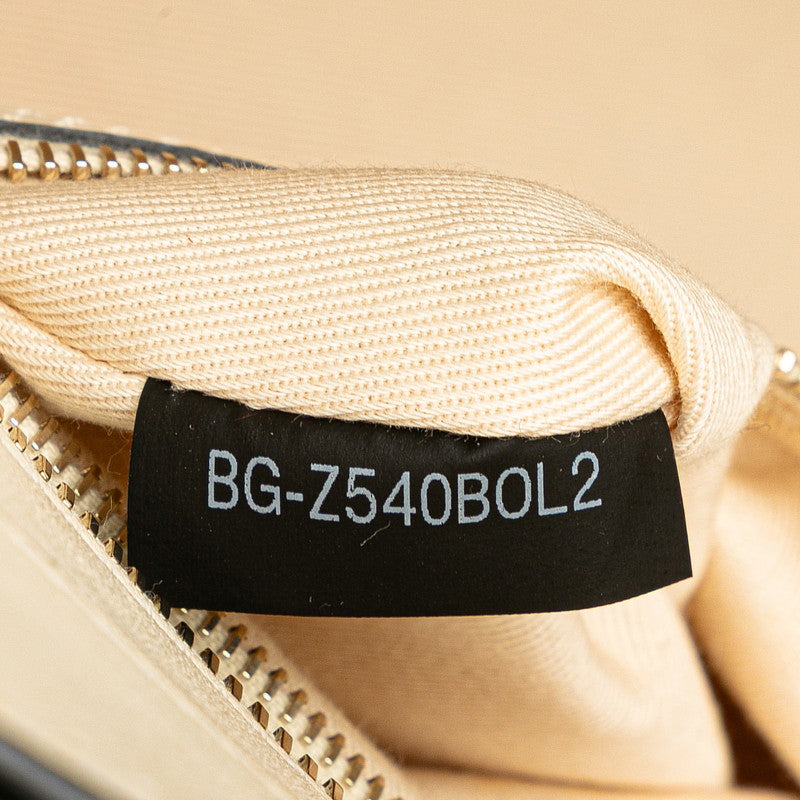ヴァレンティノ ロックスタッズ ショルダーバッグ ハンドバッグ 2WAY ホワイト アイボリー ゴールド レザー レディース VALENTINO 【中古】