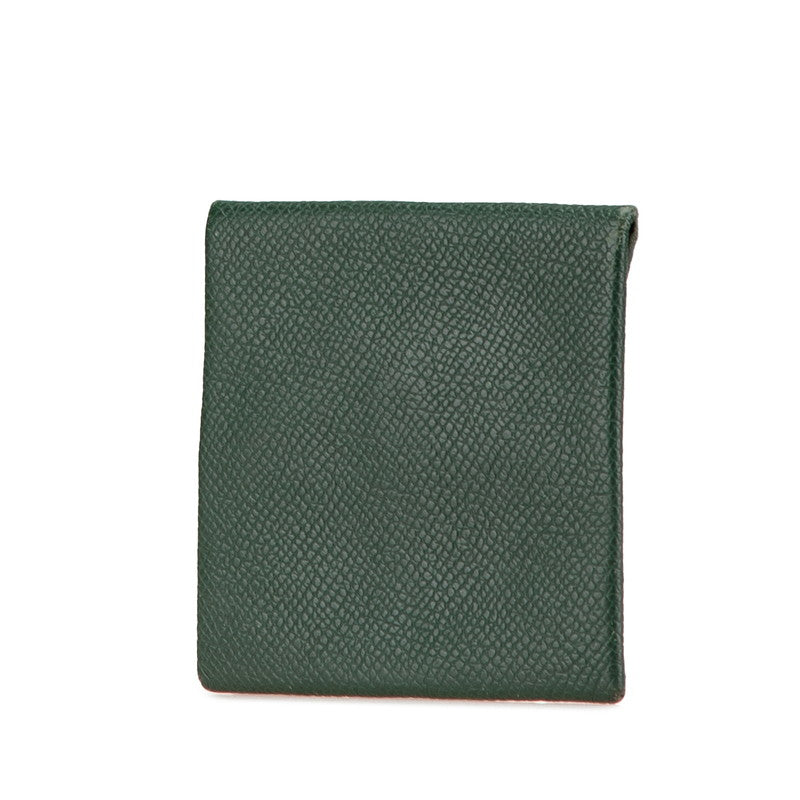 エルメス バスティア コインケース ヴェールルソー ヴォーエプソン レディース HERMES 【中古】