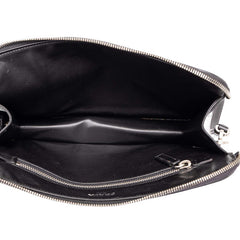 プラダ ベルボーイ ホテルマン クラッチバッグ セカンドバッグ ブラック サフィアーノレザー メンズ PRADA 中古