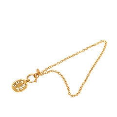 シャネル ロゴ チェーン ペンダント ネックレス ゴールド メッキ GP レディース CHANEL 【中古】