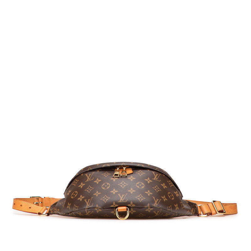 ルイ ヴィトン モノグラム バムバッグ ボディバッグ ウエストバッグ M43644 ブラウン PVC レザー レディース LOUIS VUITTON 【中古】