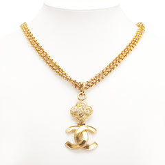 シャネル ヴィンテージ ココマーク ネックレス ゴールド メッキ レディース CHANEL 【中古】