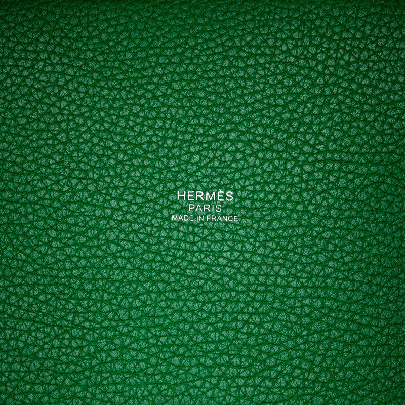 エルメス ピコタンロックPM ハンドバッグ グリーン トリヨンクレマンス レディース HERMES 【中古】