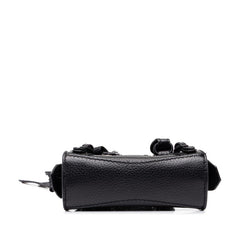 バレンシアガ ネオ クラシック スーパーナノ ハンドバッグ ショルダーバッグ 2WAY 669537 ブラック レザー レディース BALENCIAGA 中古
