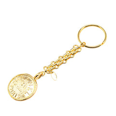 シャネル ヴィンテージ 31 AUE CAMBON カンボン メダル キーホルダー バッグチャーム ゴールド メッキ レディース CHANEL 【中古】