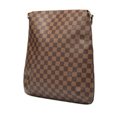 ルイ ヴィトン ダミエ ミュゼット ショルダーバッグ N51302 ブラウン PVC レザー レディース LOUIS VUITTON 【中古】