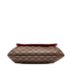 ルイ ヴィトン ダミエ ミュゼット ショルダーバッグ N51302 ブラウン PVC レザー レディース LOUIS VUITTON 【中古】