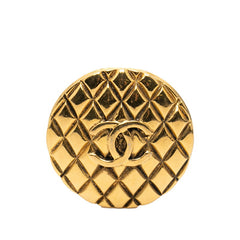 シャネル ココマーク マトラッセ ヴィンテージ ブローチ ゴールド メッキ レディース CHANEL 【中古】