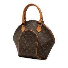 ルイ ヴィトン モノグラム エリプスPM ハンドバッグ M51127 ブラウン PVC レザー レディース LOUIS VUITTON 中古