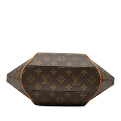 ルイ ヴィトン モノグラム エリプスPM ハンドバッグ M51127 ブラウン PVC レザー レディース LOUIS VUITTON 中古