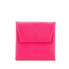 エルメス バスティア コインケース 小銭入れ ピンク ヴォーエプソン レディース HERMES 【中古】