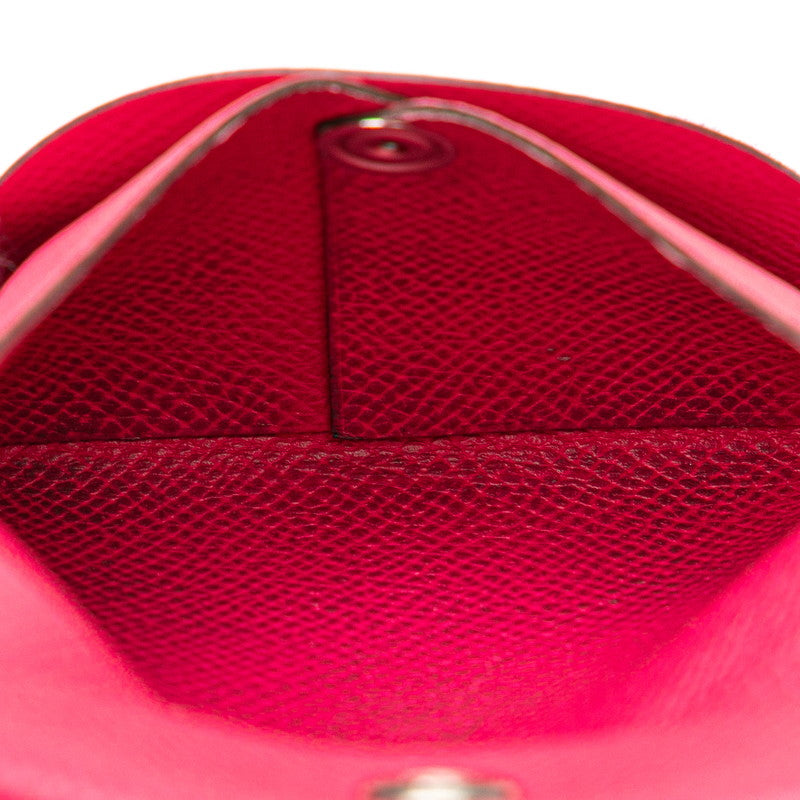 エルメス バスティア コインケース 小銭入れ ピンク ヴォーエプソン レディース HERMES 【中古】