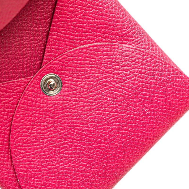 エルメス バスティア コインケース 小銭入れ ピンク ヴォーエプソン レディース HERMES 【中古】