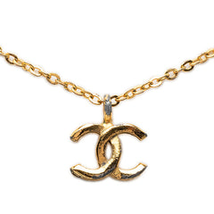 シャネル ココマーク ペンダント ネックレス ゴールド メッキ レディース CHANEL 【中古】