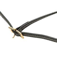 グッチ オフィディア 斜め掛け ショルダーバッグ 719881 ブラック レザー レディース GUCCI 【中古】