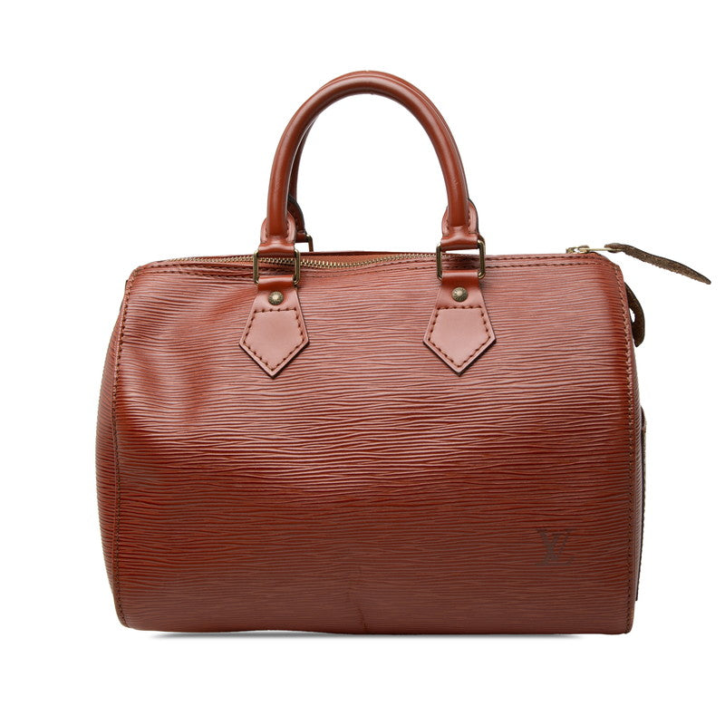 ルイ ヴィトン エピ スピーディ25 ハンドバッグ ミニボストンバッグ M43013 ケニアブラウン レザー レディース LOUIS VUITTON 【中古】