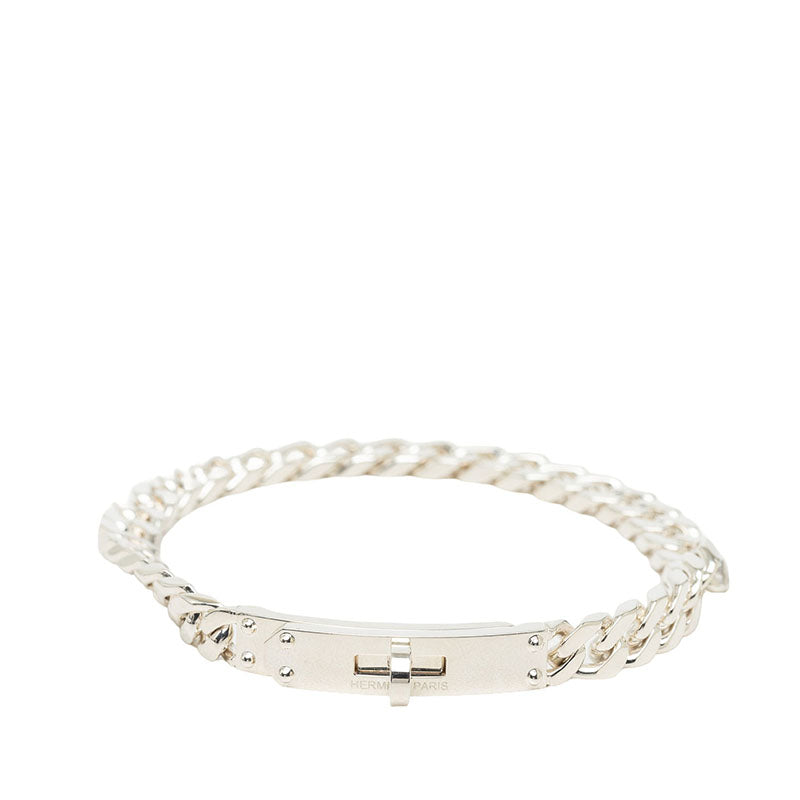 エルメス ケリーグルメット TPM ブレスレット #XL SV925 シルバー レディース HERMES 中古
