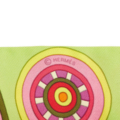 エルメス ツイリー TOHU BOHU 24 Fbg スカーフ グリーン マルチカラー シルク レディース HERMES 【中古】