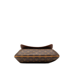 ルイ ヴィトン モノグラム ミュゼット 斜め掛け ショルダーバッグ M51256 ブラウン PVC レザー レディース LOUIS VUITTON 【中古】