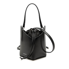 ジバンシー カットアウト ミニ バケットバッグ ハンドバッグ ショルダーバッグ 2WAY ブラック レザー レディース Givenchy 【中古】