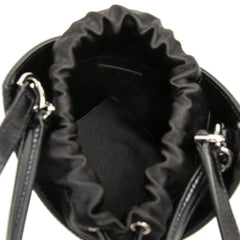 ジバンシー カットアウト ミニ バケットバッグ ハンドバッグ ショルダーバッグ 2WAY ブラック レザー レディース Givenchy 【中古】