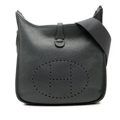エルメス エブリン3 PM 斜め掛け ショルダーバッグ グレー系 トリヨンクレマンス レディース HERMES 【中古】