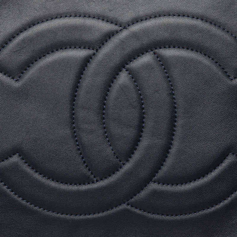 シャネル 2015 ココマーク カラーブロック クラッチバッグ マルチカラー ブラック ラムスキン レディース CHANEL 【中古】