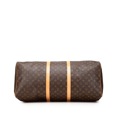 ルイ ヴィトン モノグラム キーポル60 ボストンバッグ トラベルバッグ M41422 ブラウン PVC レザー レディース LOUIS VUITTON 【中古】