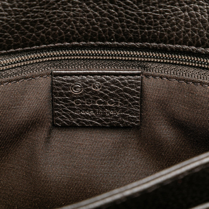 グッチ マラケシュ タッセル 斜め掛け ショルダーバッグ 336658 ブラウン レザー レディース GUCCI 【中古】