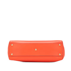 フェンディ ピーカブー ミディアム ハンドバッグ ショルダーバッグ 2WAY 8BN226 レッド レザー レディース FENDI 【中古】