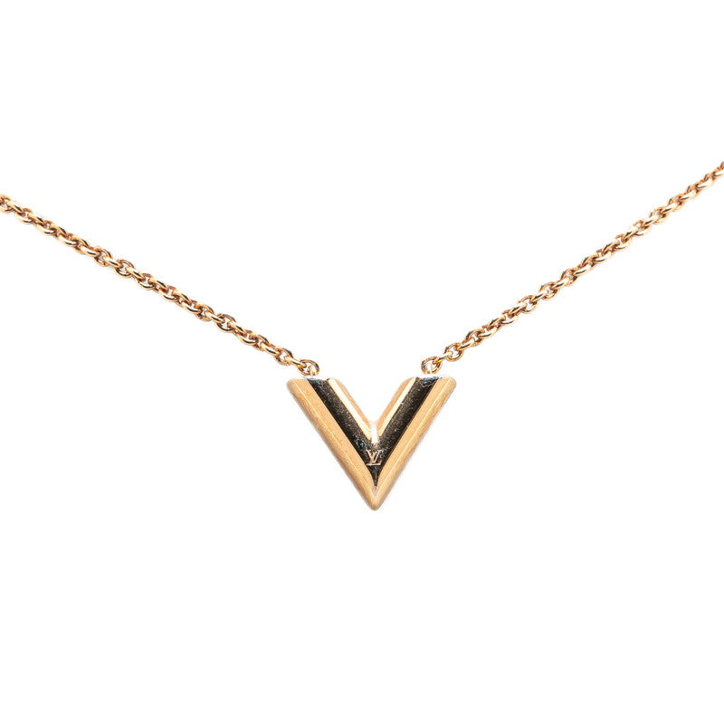 ルイ ヴィトン エセンシャルV ネックレス M80137 ローズゴールド メッキ レディース LOUIS VUITTON 【中古】