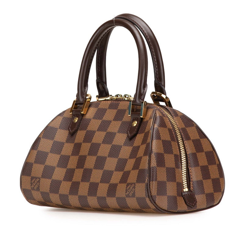 ルイ ヴィトン ダミエ リベラミニ ハンドバッグ N41436 ブラウン エベヌ PVC レザー レディース LOUIS VUITTON 【中古】