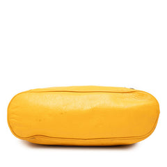 バレンシアガ クラシック ボーリング ハンドバッグ 299202 イエロー レザー レディース BALENCIAGA 【中古】