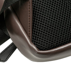 フェンディ ズッカ リュック バックパック 7VZ047 ブラック ブラウン ナイロン レザー メンズ FENDI 【中古】