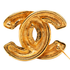 シャネル ココマーク マトラッセ ブローチ ゴールド メッキ レディース CHANEL 【中古】