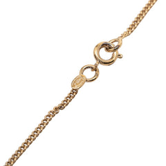 シャネル ココマーク ペンダント ネックレス 04A ゴールド レッド 赤 メッキ エナメル レディース CHANEL 【中古】