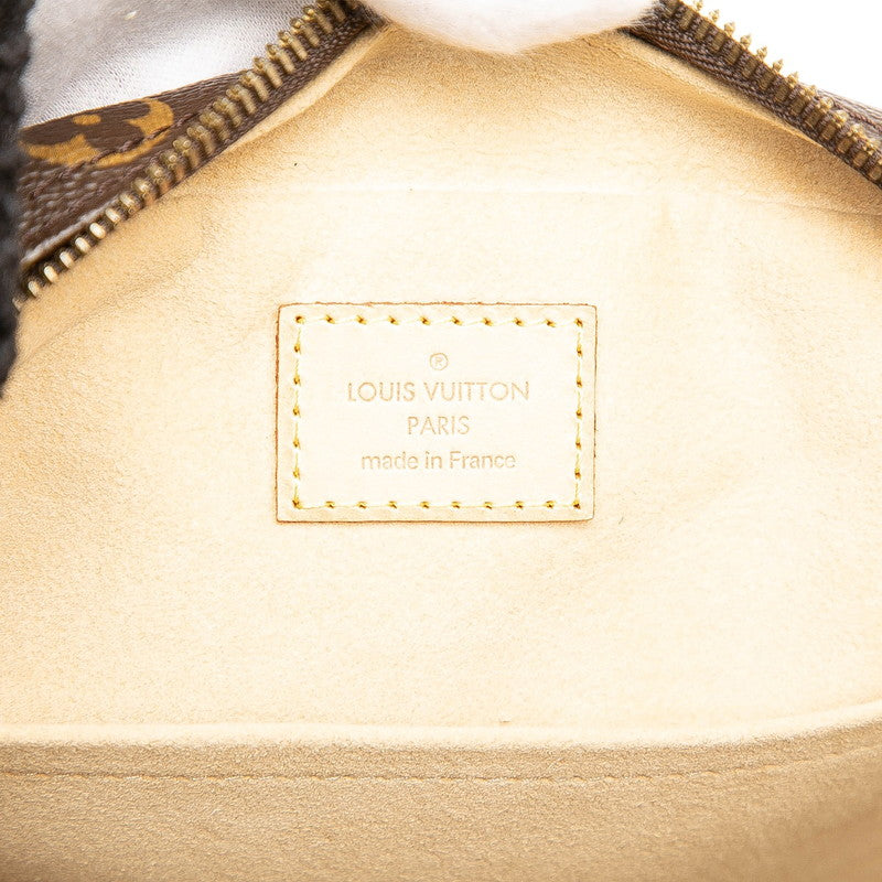 ルイ ヴィトン モノグラム マンハッタンPM ハンドバッグ M40026 ブラウン PVC レザー レディース LOUIS VUITTON 【中古】