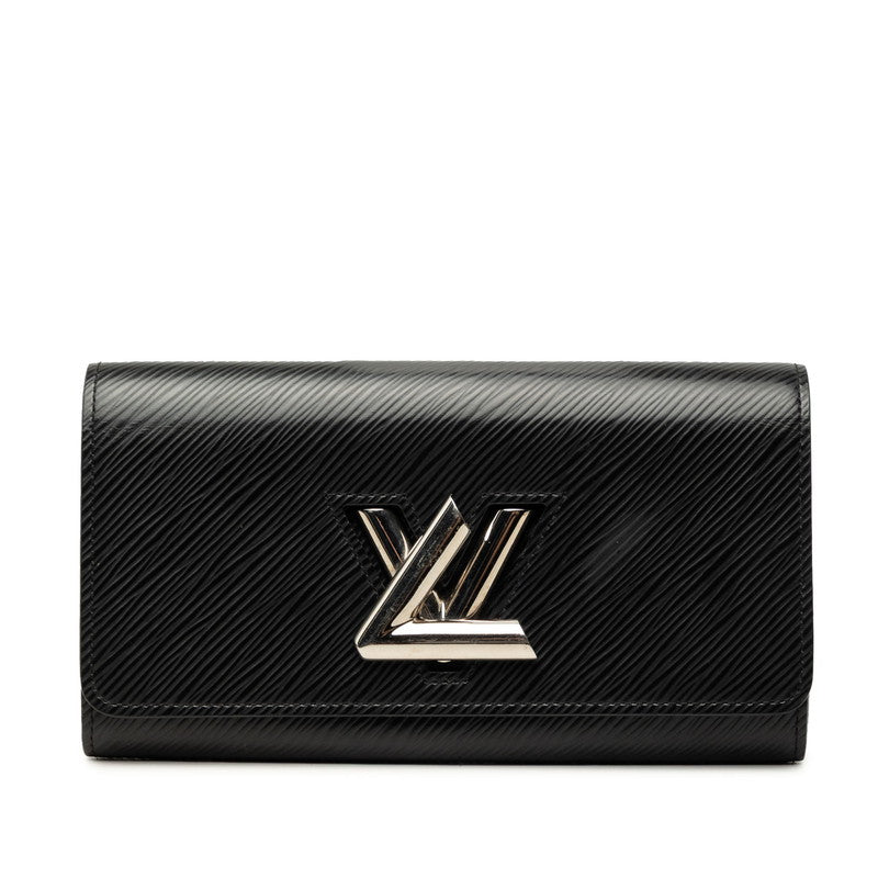 ルイ ヴィトン エピ ポルトフォイユ ツイスト 長財布 M68309 ノワール ブラック レザー レディース LOUIS VUITTON 中古