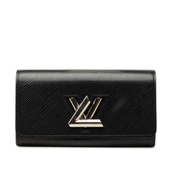 ルイ ヴィトン エピ ポルトフォイユ ツイスト 長財布 M68309 ノワール ブラック レザー レディース LOUIS VUITTON 中古
