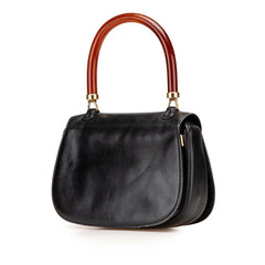 グッチ ハンドバッグ 000 46 0103 ブラック ブラウン レザー プラスチック レディース GUCCI 【中古】