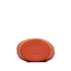 ロエベ バルーンバッグ ミニ ショルダーバッグ ハンドバッグ 2WAY オレンジ レザー レディース LOEWE 中古