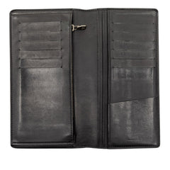 ルイ ヴィトン ダミエ アンフィニ ポルトフォイユ ブラザ ロングウォレット 長財布 N63010 オニキス ブラック レザー メンズ LOUIS VUITTON 【中古】